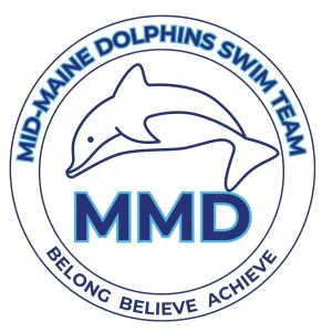 Mid-Maine Dolphins Swim Team Logo
